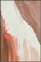 海龙红 《感知》 50x70cm 侘寂赤贫风 装饰画抽象 背景落地壁画