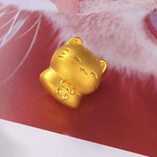 China Gold 中国黄金 GB0P451 绅士猫足金转运珠 1.55g