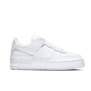 NIKE 耐克 Air Force 1 Shadow 女子休闲运动鞋 CI0919-100 白色 36.5