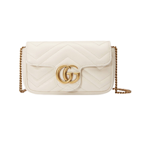 GUCCI 古驰 GG Marmont系列 女士斜挎包 476433 DTDCT 9022 白色 超迷你