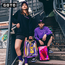 GOTO 旅行男运动收纳黑曼巴色球鞋包健身女短途便携手提行李收纳袋