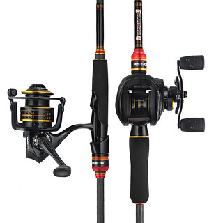 Abu Garcia 阿布加西亚 VENDETTA 3 翘嘴路亚竿+PMAX3000型纺车轮 2.29M 直柄 M调