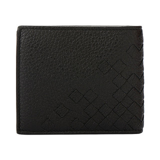 BOTTEGA VENETA 葆蝶家 男士牛皮短款钱包 193642VCEP11000 黑色