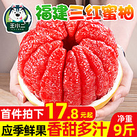 福建三红蜜柚10斤 大果应当季新鲜水果红心柚子红柚孕妇整箱包邮