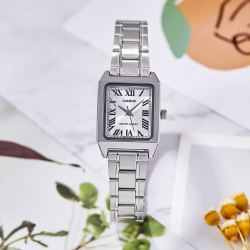 casio 卡西欧 手表女指针系列时尚简约优雅商务石英女士手表小方表