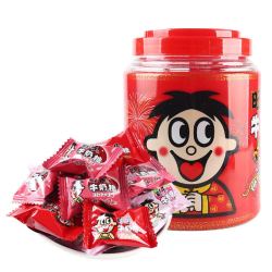 wantwant旺旺旺仔牛奶糖500克罐装混合口味儿童零食奶糖