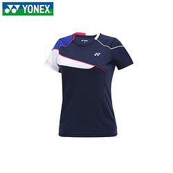 YONEX 尤尼克斯 羽毛球服女士短袖上衣速干T恤健身运动服210351BCR