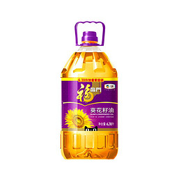 福临门 压榨一级葵花籽油 6.38L/桶