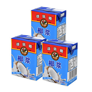 AYAM BRAND 雄鷄標 椰浆 200ml*3盒