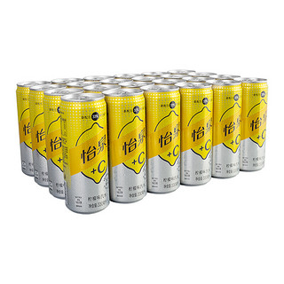 Schweppes 怡泉 +C 汽水 柠檬味 330ml*24罐