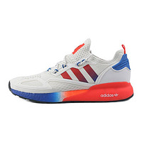 adidas ORIGINALS Zx 2k Boost 中性休闲运动鞋 FV9996 白/蓝/荧光红 41