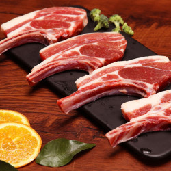 xiajimuchang 夏季牧场 内蒙古有机法式羊排 500g*2件+东来顺 调理羊肉串180g（法排44元/件，另有盐池滩羊款51元/件）