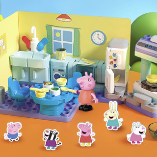 BLOKS 布鲁可积木 小猪佩奇IP系列 71011 佩奇的厨房
