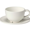 IKEA宜家VARDAGEN瓦达恩家用杯碟咖啡随行杯ins风水杯便携140ml 灰白咖啡杯碟14cl
