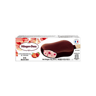 Häagen·Dazs 哈根达斯 草莓脆皮冰淇淋 69g