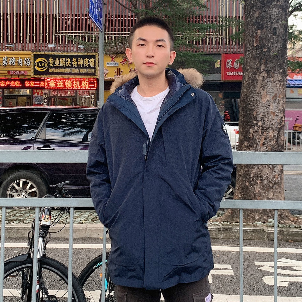 GTX男式三合一冲锋衣外套羽绒内胆蓬松度750鹅绒加厚保暖防水透气