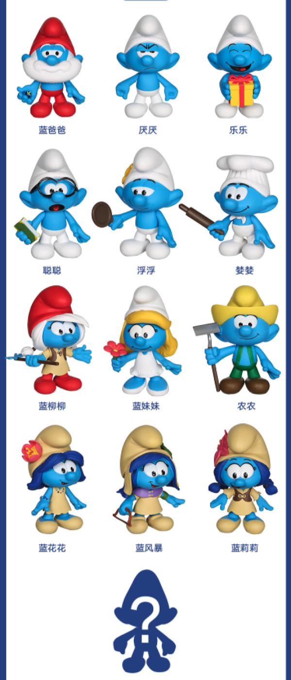 欧美动漫周边_美国collectormates 蓝精灵迷你盲盒多少钱-什么值得买