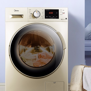 Midea 美的 MD100V332DG5 洗烘一体机 10kg 金色