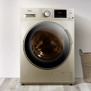 Midea 美的 MD100V332DG5 洗烘一体机 10kg 金色