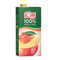 汇源 100%桃汁 1L*6盒