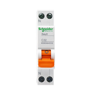 Schneider Electric 施耐德电气 MGNEA9A45C10R 漏电保护器 1P+N 32A