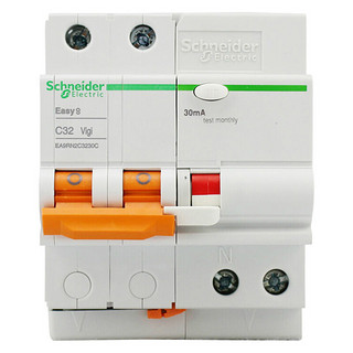 Schneider Electric 施耐德电气 EA9RN2C3230C 漏电保护器 2P 32A