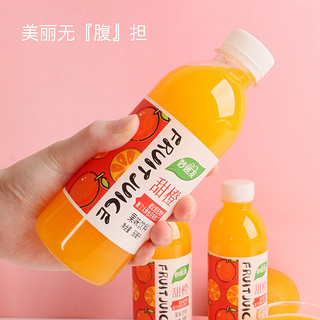 妙趣友 果汁饮料芒果甜橙猕猴桃汁整箱批发特价360ml*6/12瓶混合含糖果味甜果汁 360ml甜橙味*6瓶 一箱共6瓶