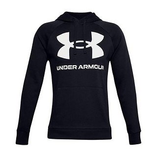 UNDER ARMOUR 安德玛 官方UA Rival男子运动抓绒连帽卫衣Under Armour1357093 黑色001 男码L/女码XL