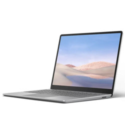 Microsoft 微软 Surface Laptop Go 10代酷睿版 12.4英寸 轻薄本 亮铂金 (酷睿i5-1035G1、核芯显卡、8GB、128GB SSD、1536