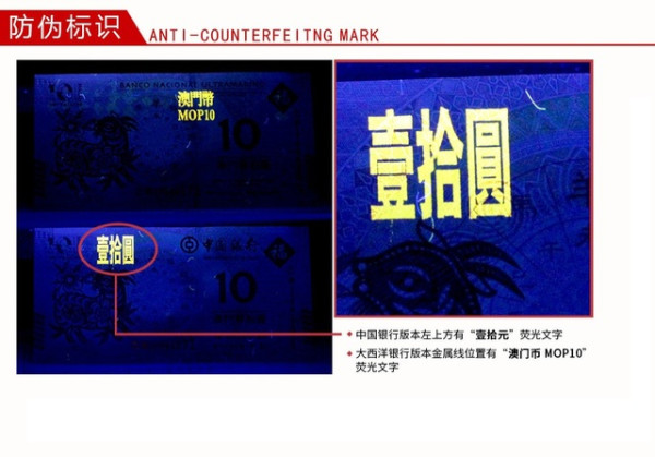 2015澳门羊年纪念钞 2张/对 面额10澳门元