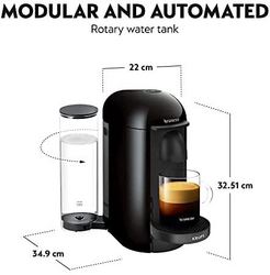 Nespresso KRUPS Vertuo Plus XN903840 咖啡机 - 黑色