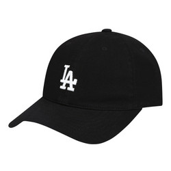 MLB LA复古小Logo棒球帽 黑色
