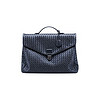 BOTTEGA VENETA 葆蝶家 男士牛皮公文包 113095V46514013 蓝色 小号