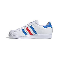 adidas ORIGINALS Superstar 男子运动板鞋 H68095 白/蓝/红 45