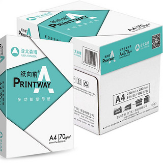 Asia symbol 亚太森博 百旺系列 PrintAway A4复印纸 70g 500张/包*5包