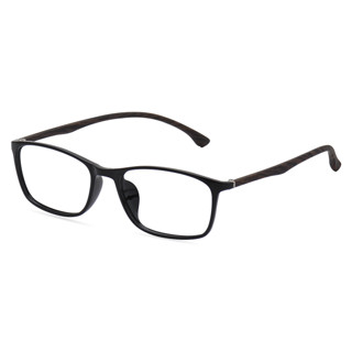 潮库 182 亮黑色TR眼镜框+1.61折射率 防蓝光镜片