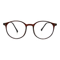 CHASM 2126 茶色TR90眼镜框+1.60折射率 防蓝光护目镜片