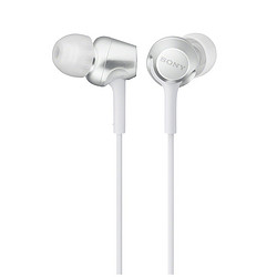 SONY 索尼 MDR-EX255AP入耳式有线手机通话K歌音乐重耳机 白色