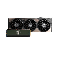 影驰 GALAX 将系列 GeForce RTX 3060Ti 黑将 超频锁算力版 显卡 8GB 黑色+擎 1TB SSD