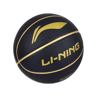 LI-NING 李宁 橡胶篮球 LBQK187 黑金 7号/标准