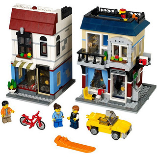 LEGO 乐高 Creator3合1创意百变系列 31026 单车店与咖啡厅