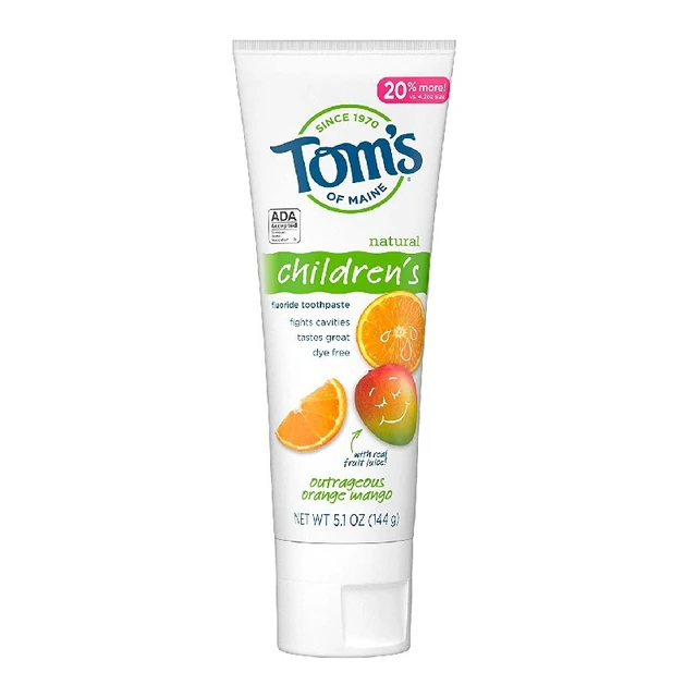 Tom's of Maine 天然含氟儿童牙膏