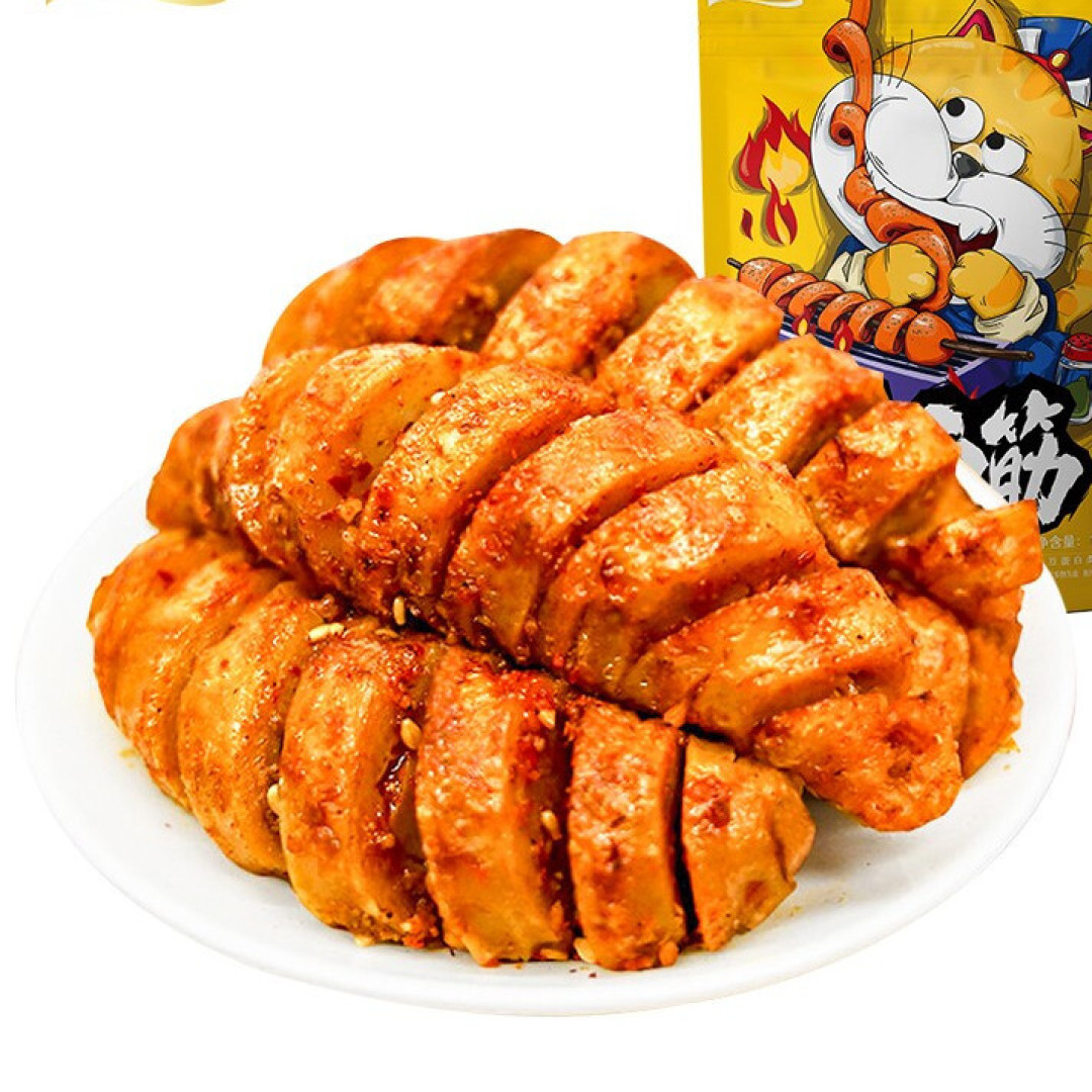 🍢 筋道十足,网红烤面筋,麻辣香辣,入味爽口
