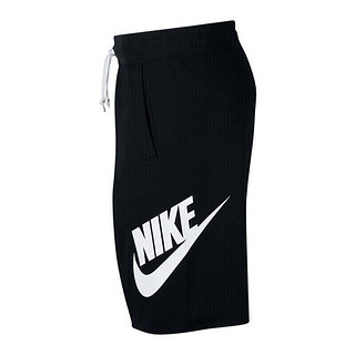 NIKE 耐克 男子 休闲 短裤 HE SHORT FT ALUMNI 运动裤 AR2376-010黑色XXL码