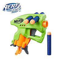 Hasbro 孩之宝 男孩儿童玩具礼盒模型儿童户外软弹玩具枪 纳米发射器 绿色和蓝色随机发货E0121