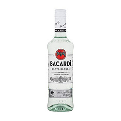 BACARDI 百加得 40度 白朗姆酒 500ml