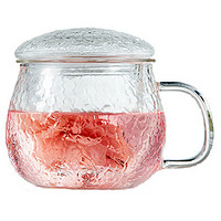 KOKOLLY 苛艺(kokolly)玻璃泡茶杯三件套装 360ml