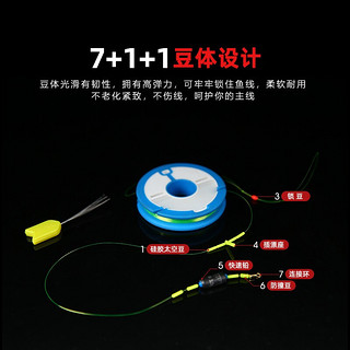 化氏一味硅胶太空豆竞技钓鱼垂钓组合渔具配件8字环铅皮漂座套装 竞技硅胶套组2020款-2S