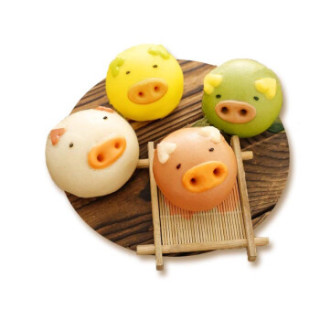 儿童早餐卡通馒头包子花速冻食品果蔬手工面点面食满99发顺丰冷链未添