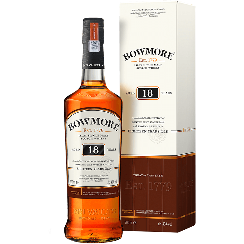 BOWMORE 18年 单一麦芽 苏格兰威士忌 43%vol 700ml